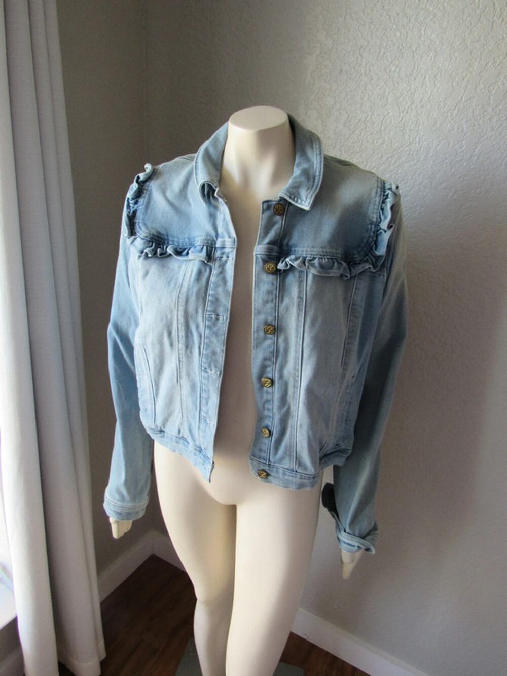Draper James RSVP Ruffled Denim Jacket